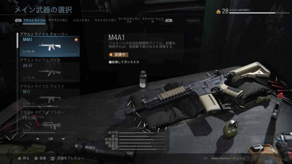 Cod Mw アサルトライフル Ar 武器一覧 ゲームジャンキー